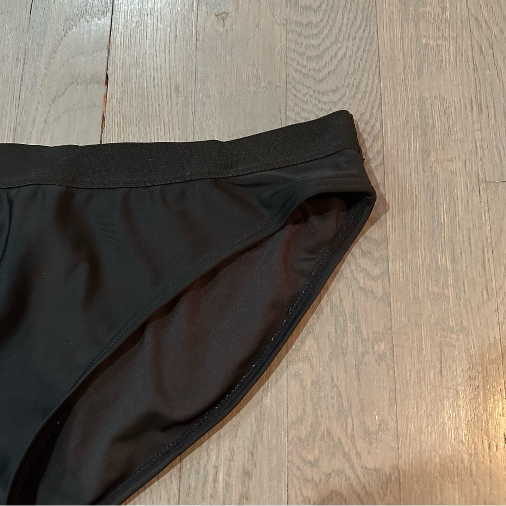 Wolf & Whistle Swimwear Black Bikini Bathing Suit Bottom - Picture 2 of 6
